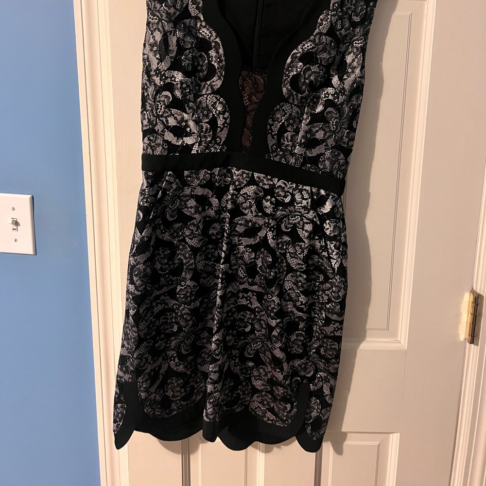 BCBG Maxazria mini lace dress